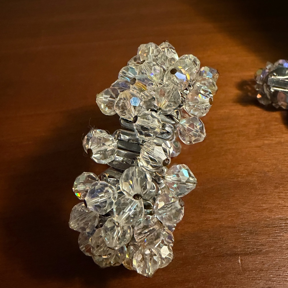 Vintage Aurora Crystal Jewelry Set - Picture 10 of 12